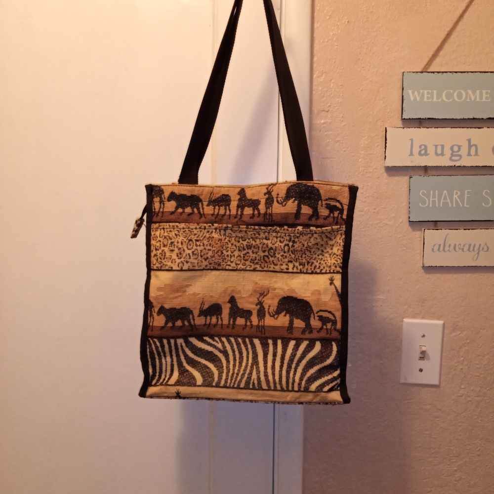 Safari canvas bag/purse